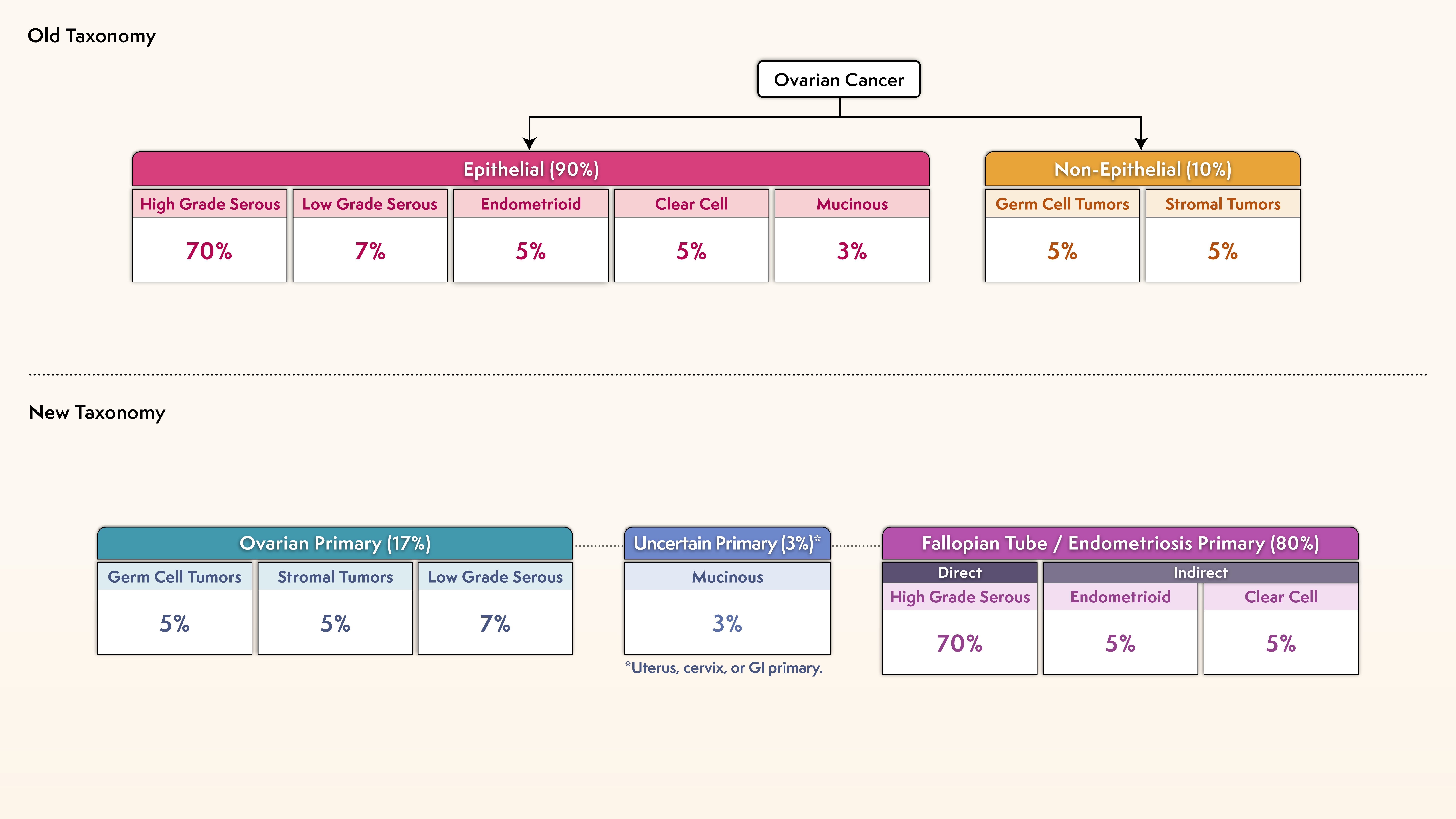 graphic explaining cancer taxonomies